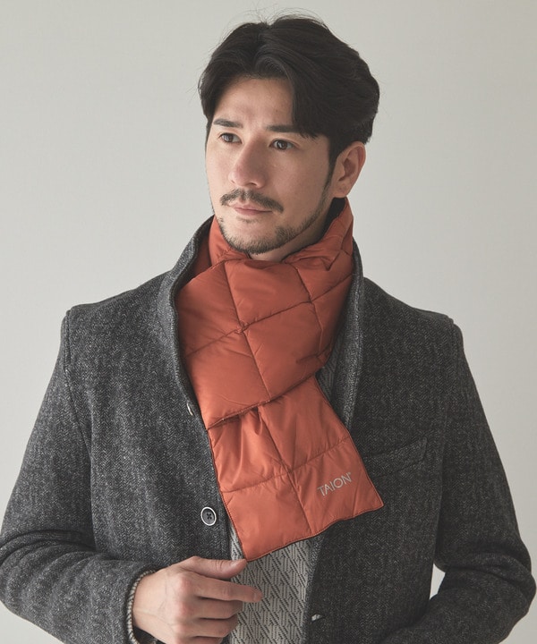 TAION BASIC DOWN SCARF 詳細画像 オレンジ 1