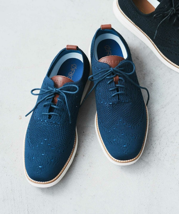 【COLE HAAN / コールハーン】GRAND Stitchlite Wingtip Oxford 詳細画像 ネイビー 1