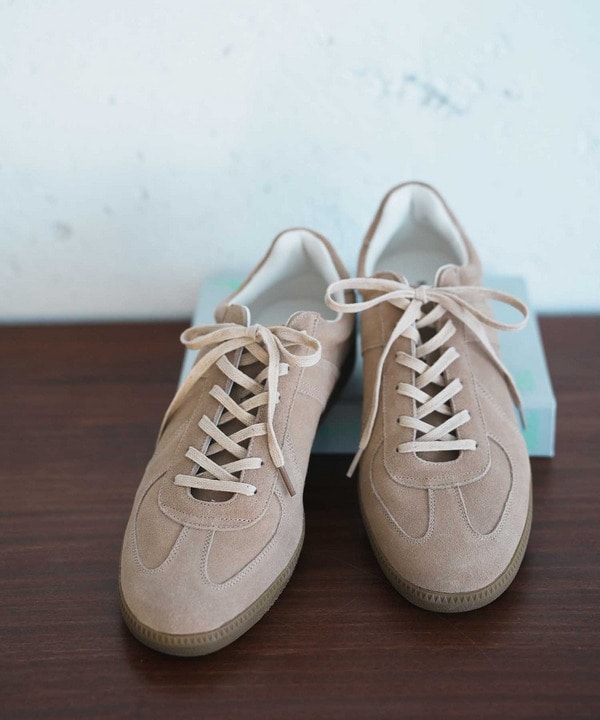 【UNION STATION by MEN’S BIGI 】REPRODUCT MILITALY GERMAN TRAINER ジャーマントレーナー 詳細画像 ベージュ 1