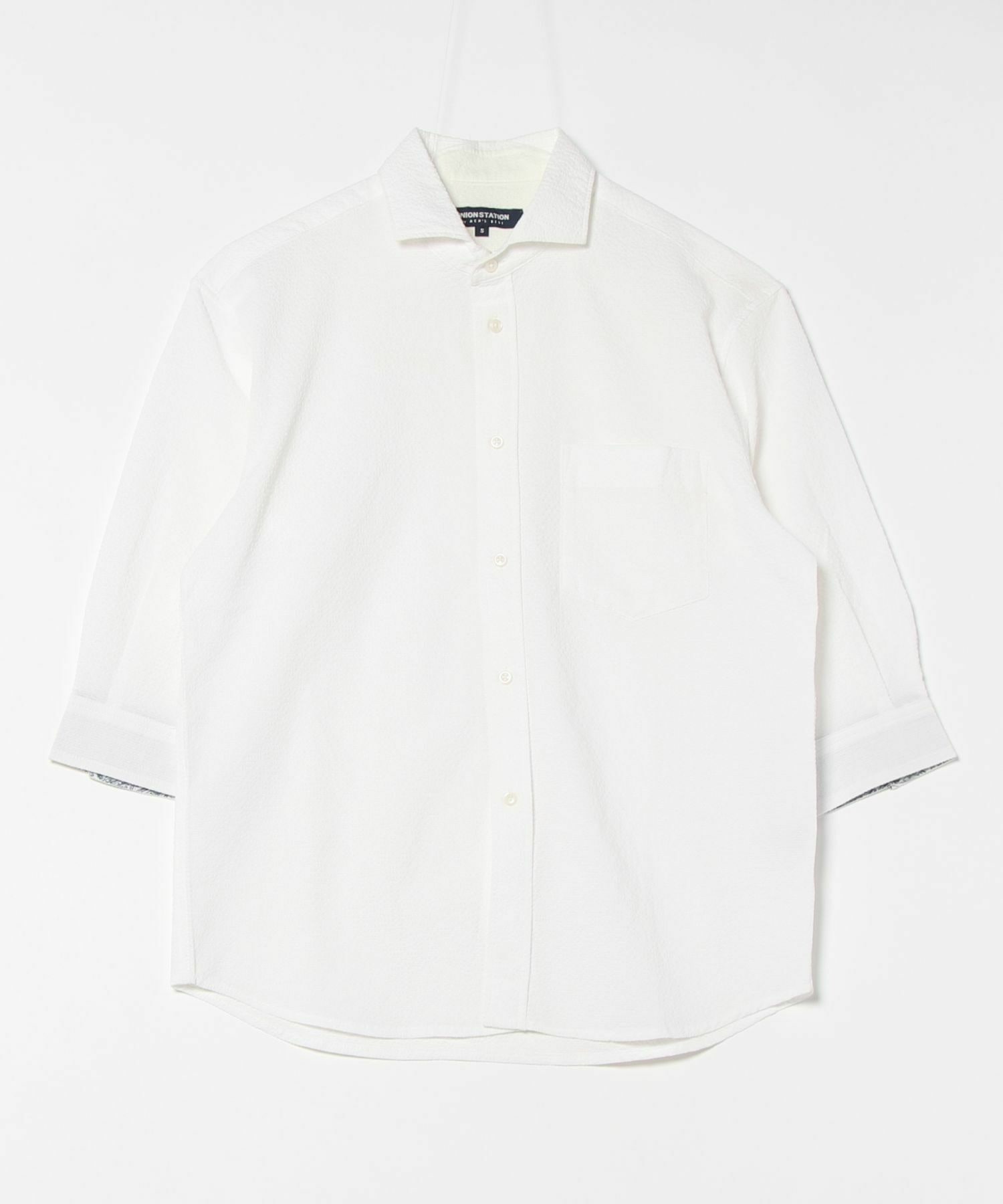 サッカードッツ7分袖シャツ｜メンズファッション通販 MEN'S BIGI