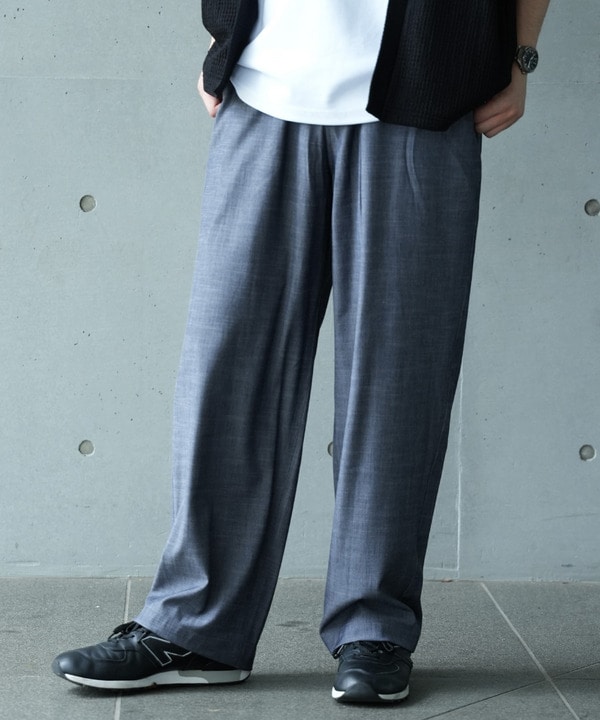 *WEB限定 テーパードリラックスワイドパンツ 詳細画像 1