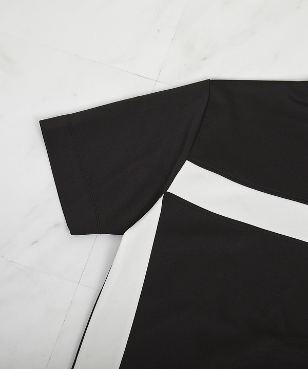 【接触冷感】キシリトールパネル切り替えポンチTシャツ 詳細画像 7