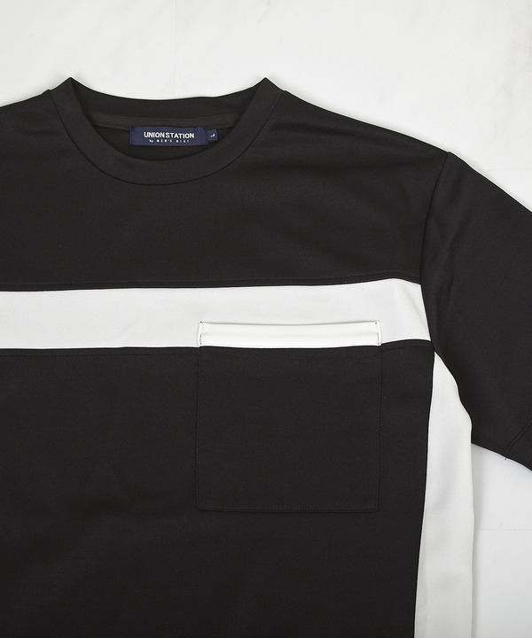 【接触冷感】キシリトールパネル切り替えポンチTシャツ 詳細画像 8