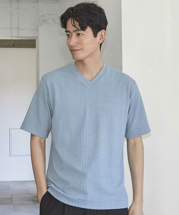 ツイストストライプJQDVネックT 詳細画像 10