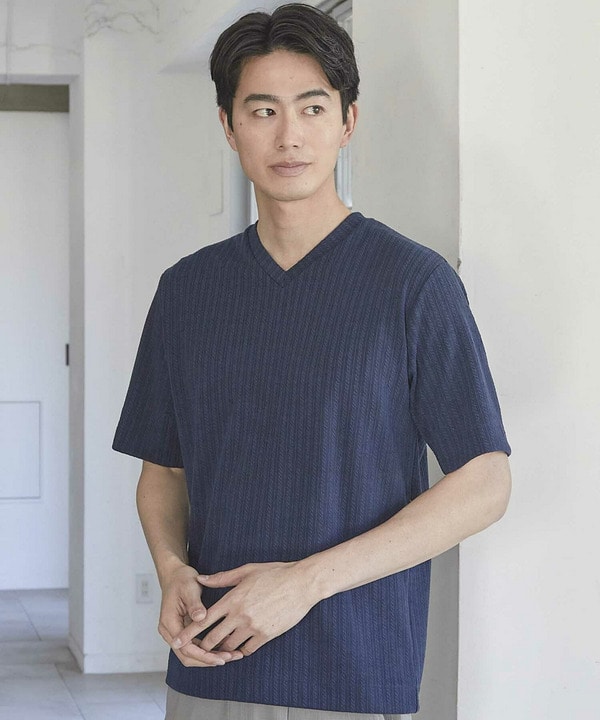 ツイストストライプJQDVネックT 詳細画像 5