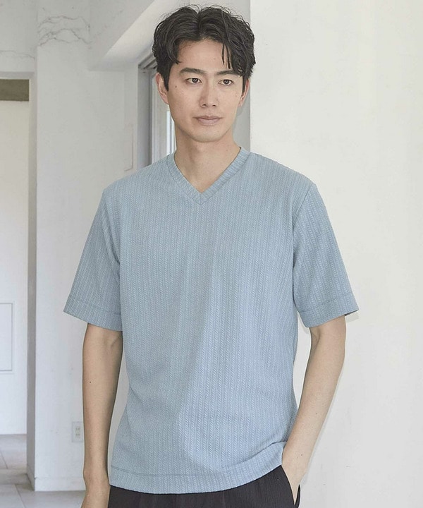 ツイストストライプJQDVネックT 詳細画像 9