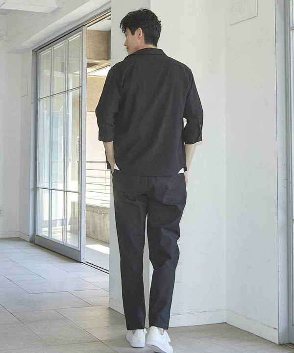 タックストライプローン7分袖シャツ 詳細画像 5