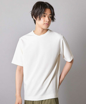 ジャガードストライプTシャツ