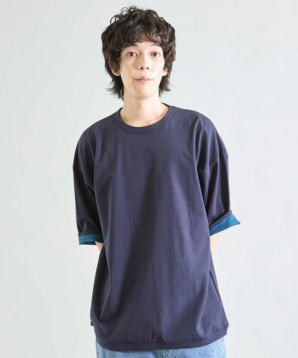 Wフェイス裏メッシュ5分袖T 詳細画像 14