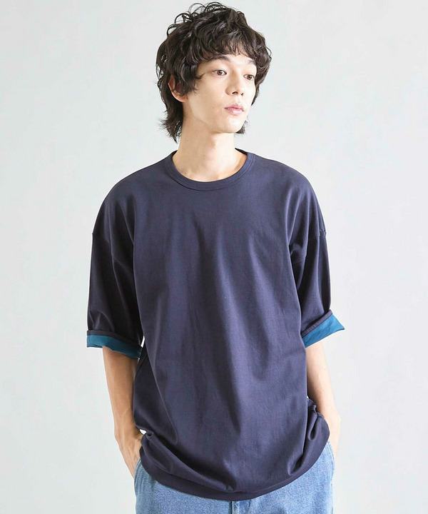 Wフェイス裏メッシュ5分袖T 詳細画像 15
