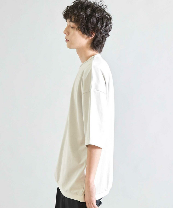 Wフェイス裏メッシュ5分袖T 詳細画像 2