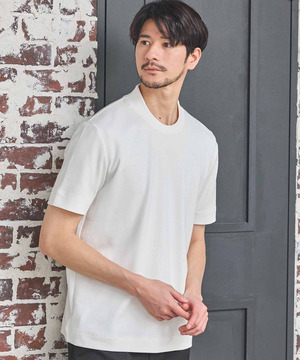 シルケットスムースクルーネックテーラーTシャツ