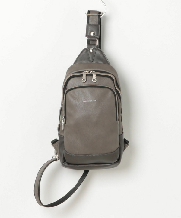 【PRO-SPERITY/プロスペリティ】別注ボディバッグ 詳細画像 グレー 1