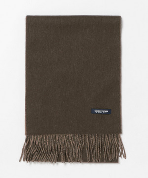 カシミア混リバーシブルマフラー