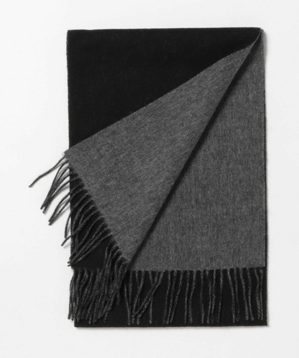 カシミア混リバーシブルマフラー 詳細画像 1