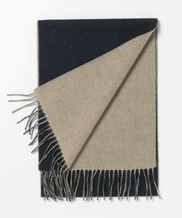 カシミア混リバーシブルマフラー 詳細画像 2