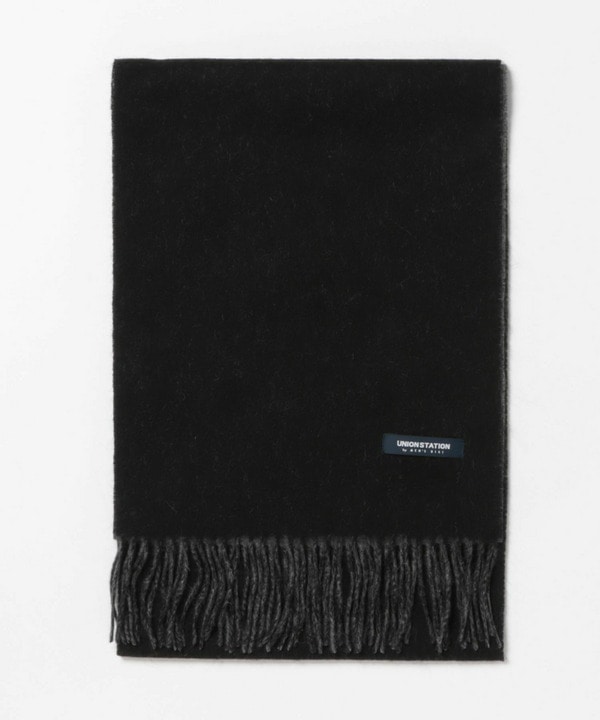 カシミア混リバーシブルマフラー 詳細画像 ブラック 1