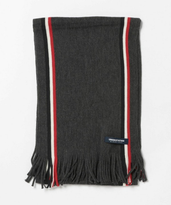 ウール混マフラー 詳細画像 グレー 1