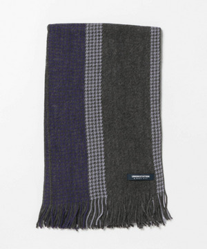 ウール混千鳥マフラー