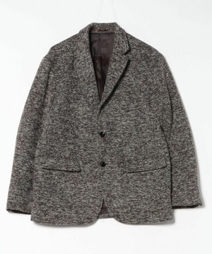 メランジニット風テーラードジャケット