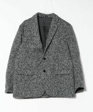メランジニット風テーラードジャケット