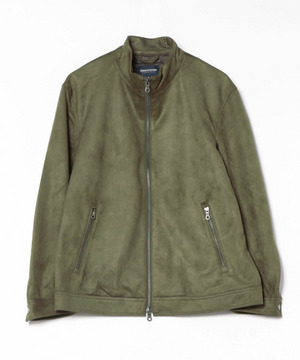 ビーガンスウェード ジップブルゾン