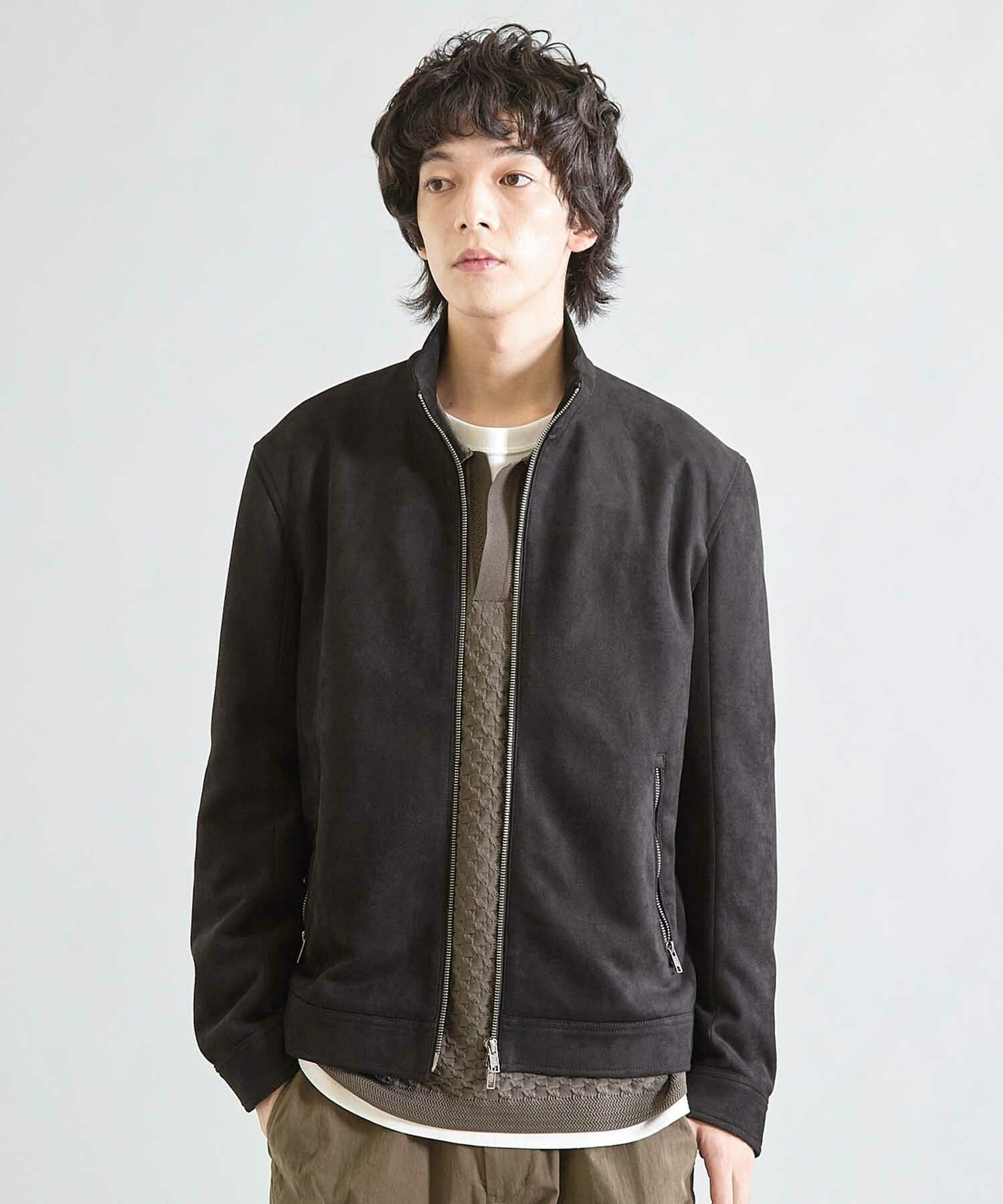 ビーガンスウェード ジップブルゾン｜メンズファッション通販 MEN'S