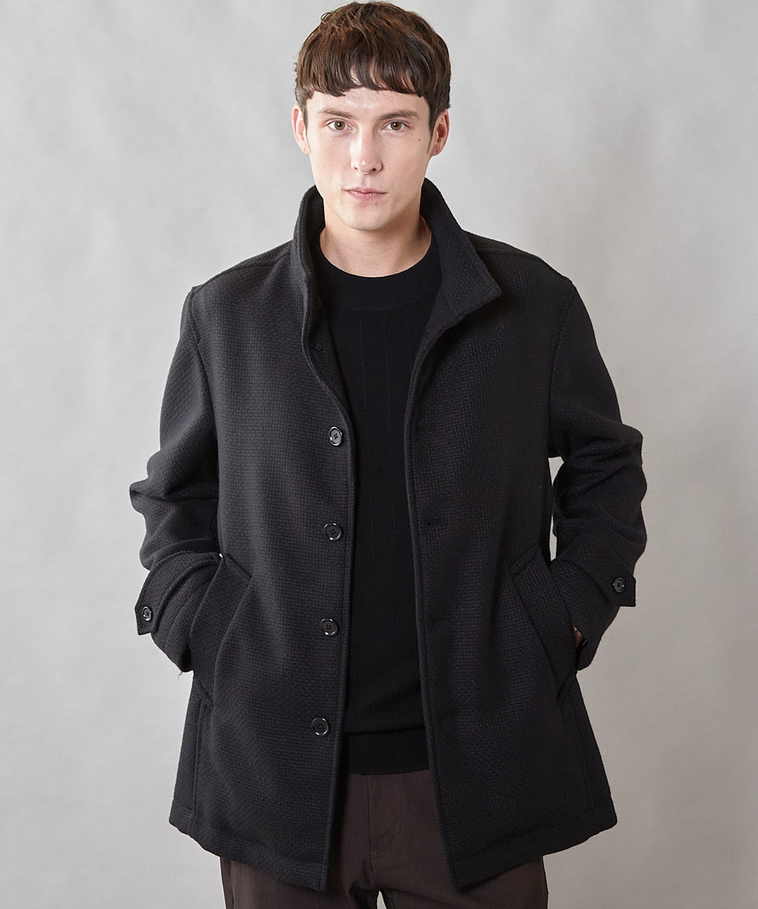 バスケット柄スタンドブルゾン｜メンズファッション通販 MEN'S BIGI