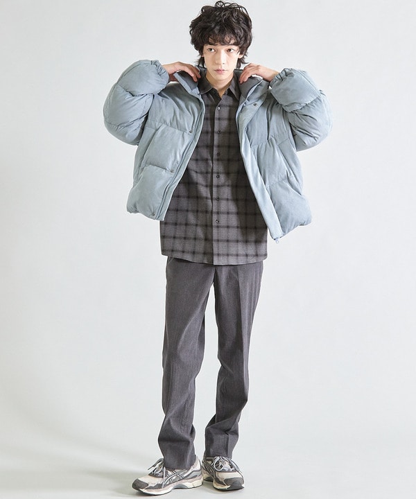 ビーガンスウェード中綿ブルゾン 詳細画像 11