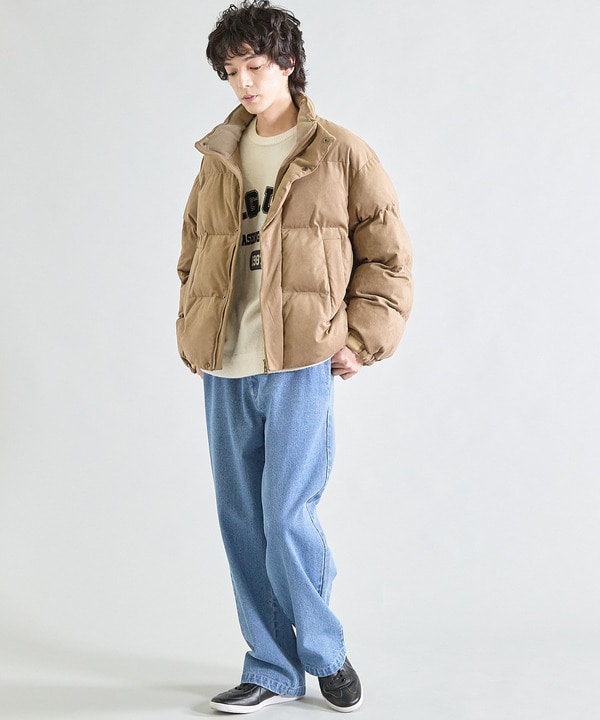 ビーガンスウェード中綿ブルゾン 詳細画像 5