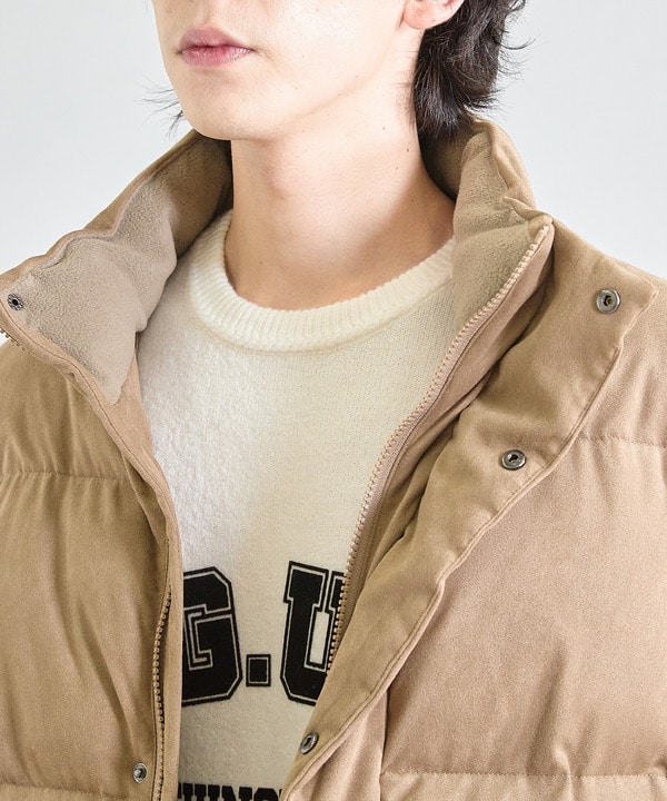 ビーガンスウェード中綿ブルゾン 詳細画像 6