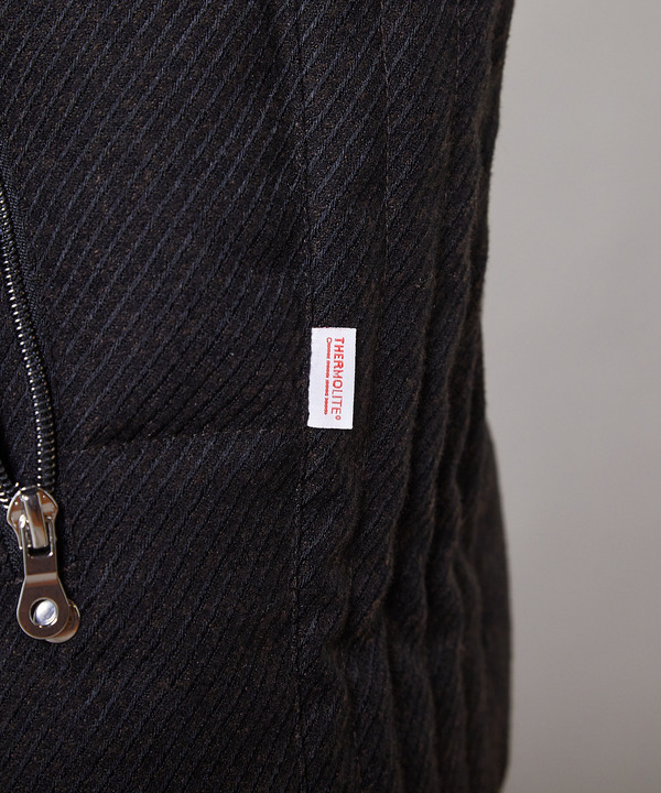 【THERMOLITE / サーモライト】カルゼウールライク中綿ブルゾン 詳細画像 27