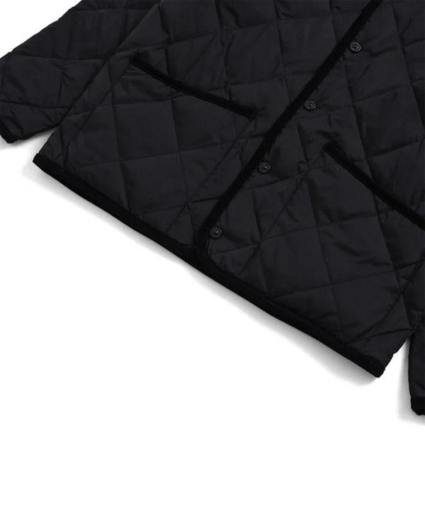 【TAION】シティ パイピングカラー ダウンカーディガン 詳細画像 2