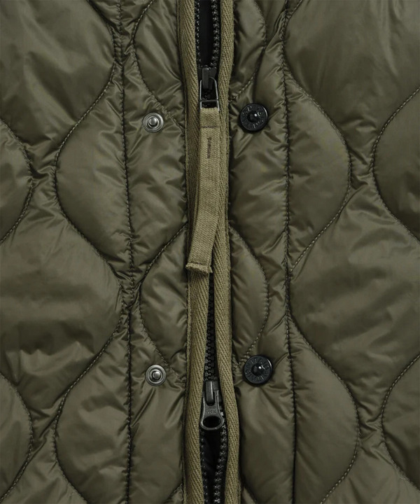 【TAION】ミリタリー M65 ライナーWジップ ショートダウンジャケット-ソフトシェル 詳細画像 4