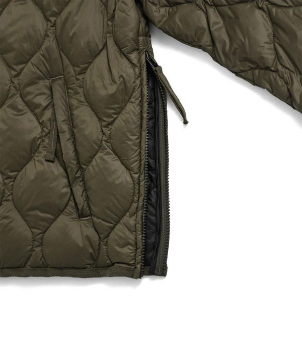 【TAION】ミリタリー M65 ライナーWジップ ショートダウンジャケット-ソフトシェル 詳細画像 6