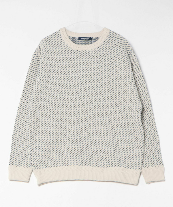 モール×ACグラデーションニット 詳細画像 ホワイト系 1