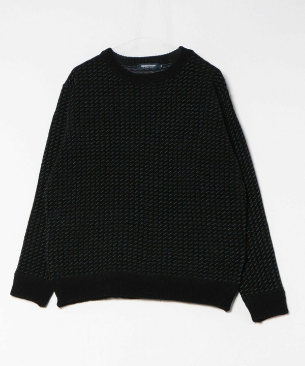 モール×ACグラデーションニット 詳細画像 ブラック系 1