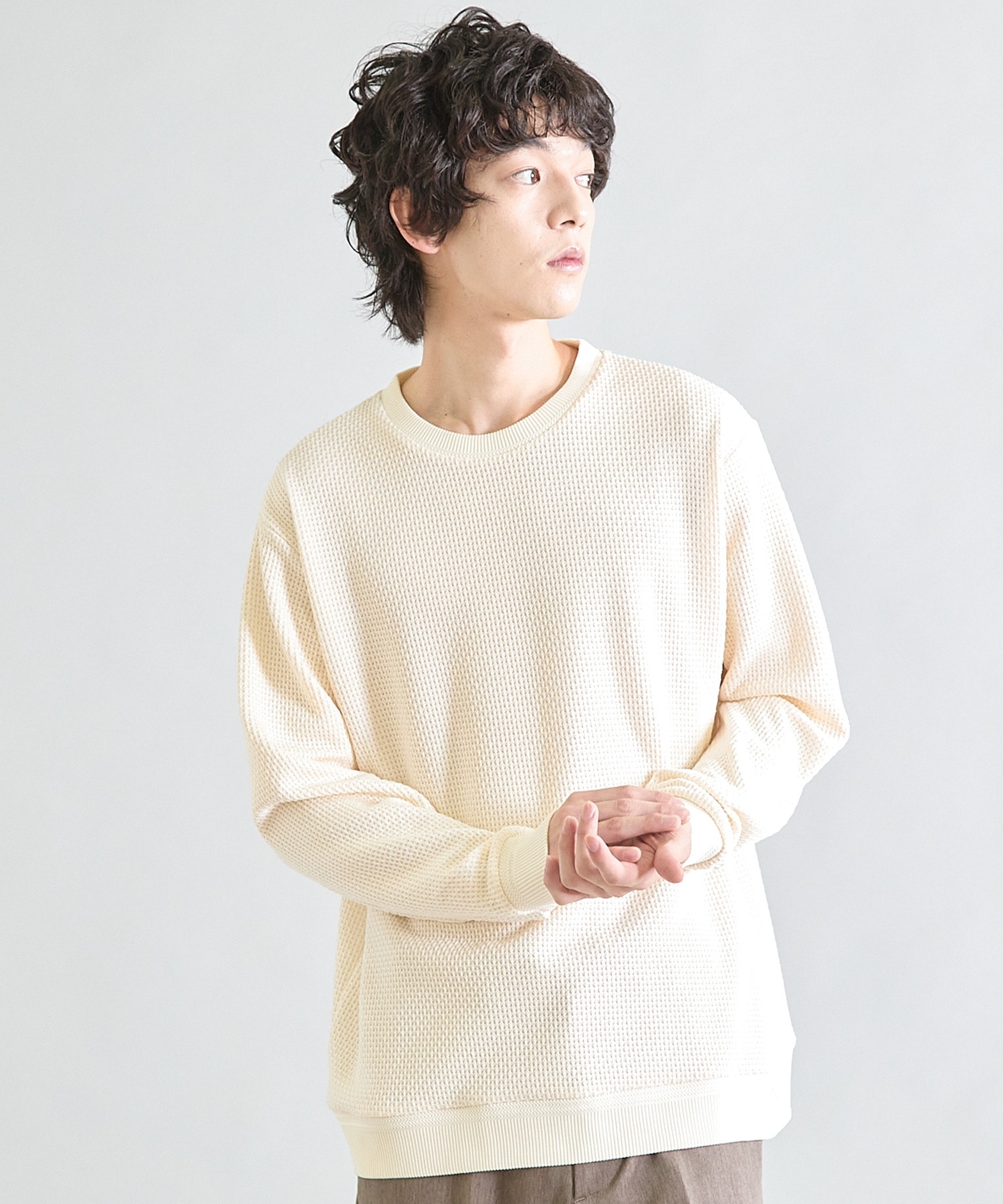 ニットソーハニカムクルーネック｜メンズファッション通販 MEN'S BIGI