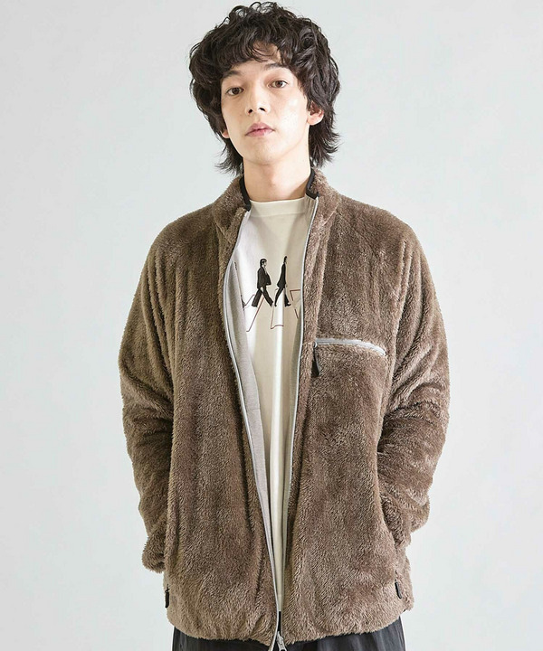 【2WAY】リバーシブルフリースタッチブルゾン 詳細画像 グレー系 1