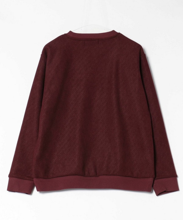 カットコール＋エンボス裏起毛カットソー 詳細画像 1