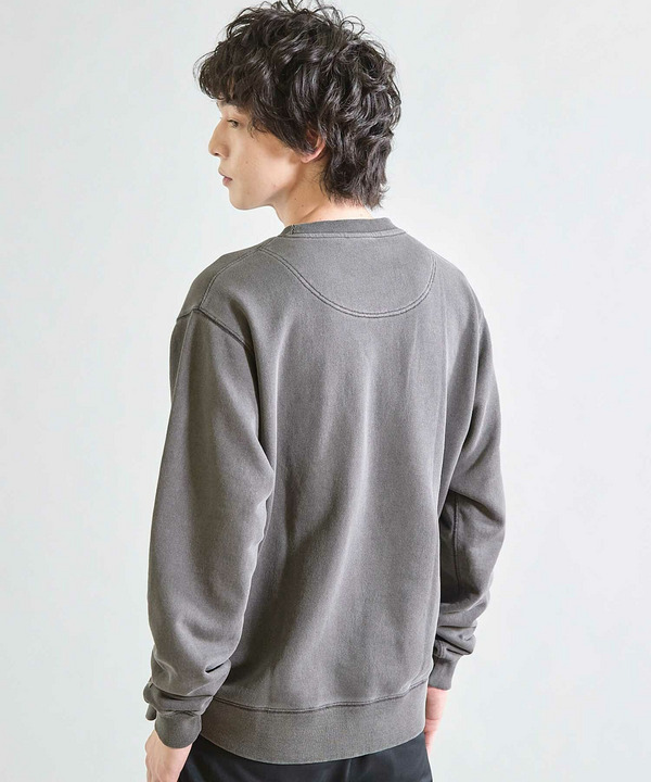 【Good wear×BARRY McGEE×UNION STATION】ピグメント加工 別注クルーネックスウェット 詳細画像 13