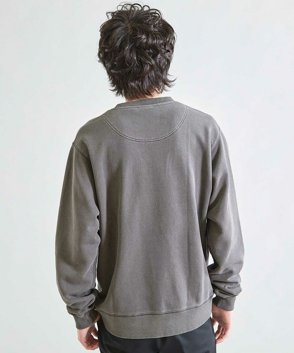 【Good wear×BARRY McGEE×UNION STATION】ピグメント加工 別注クルーネックスウェット 詳細画像 14
