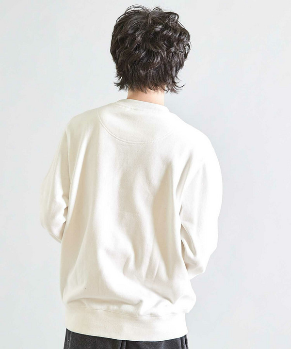 【Good wear×BARRY McGEE×UNION STATION】ピグメント加工 別注クルーネックスウェット 詳細画像 3