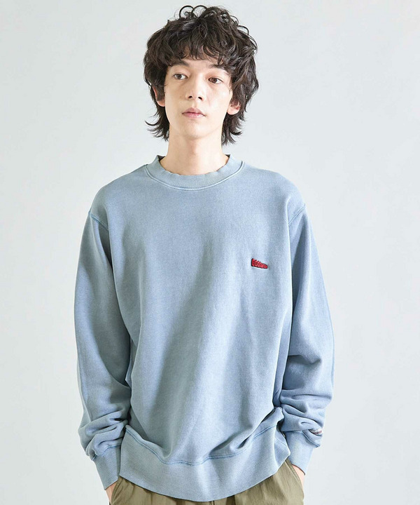 【Good wear×BARRY McGEE×UNION STATION】ピグメント加工 別注クルーネックスウェット 詳細画像 6