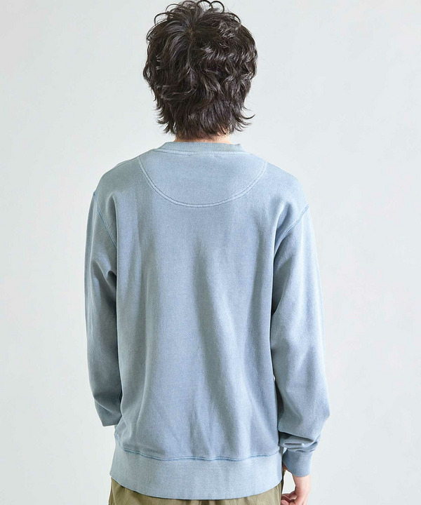 【Good wear×BARRY McGEE×UNION STATION】ピグメント加工 別注クルーネックスウェット 詳細画像 8