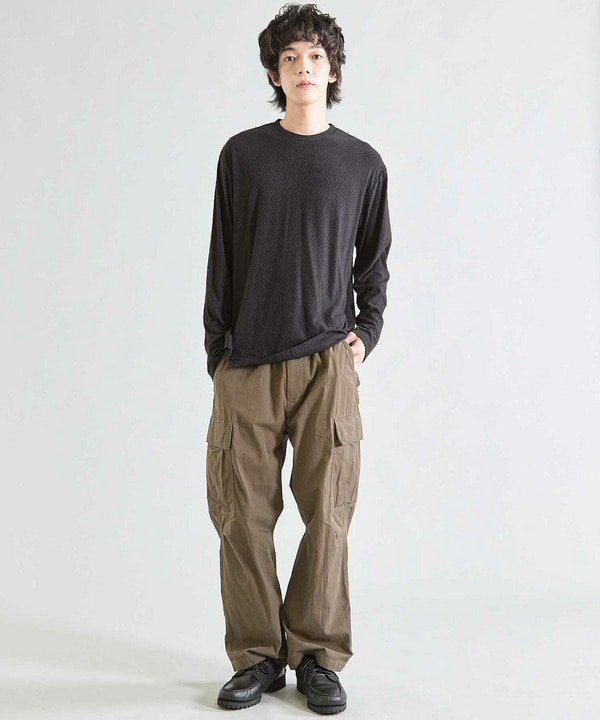 ミルジャガードジオメトリック柄クルーネック 詳細画像 12