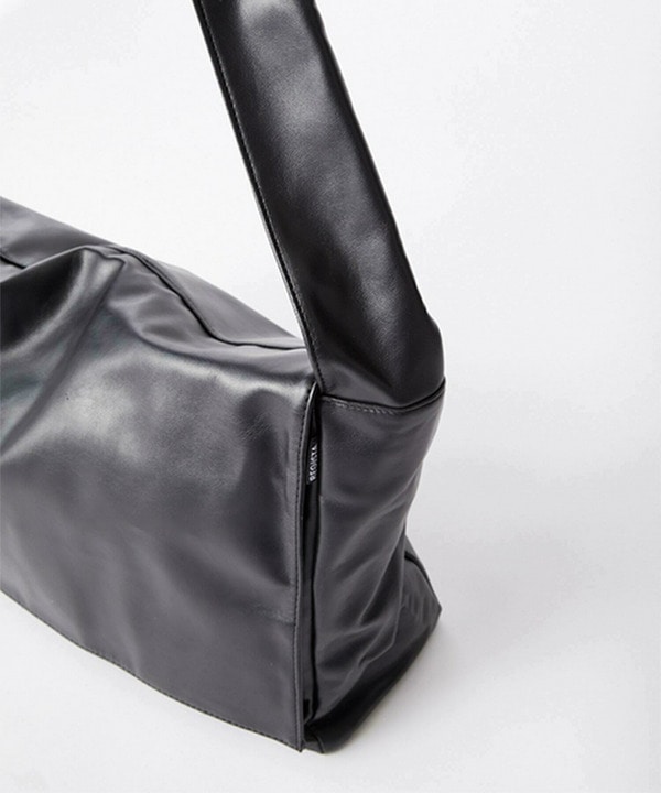 PUレザービッグショルダーバッグ 詳細画像 13