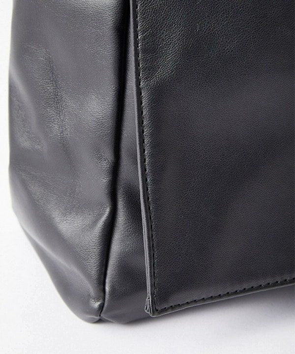 PUレザービッグショルダーバッグ 詳細画像 15