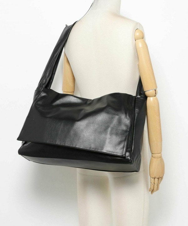 PUレザービッグショルダーバッグ 詳細画像 19