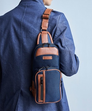 イチマツ柄ボディバッグ